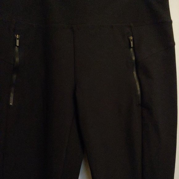 Athleta womens black yoga leggings with zipper pockets size S - Picture 3 of 15